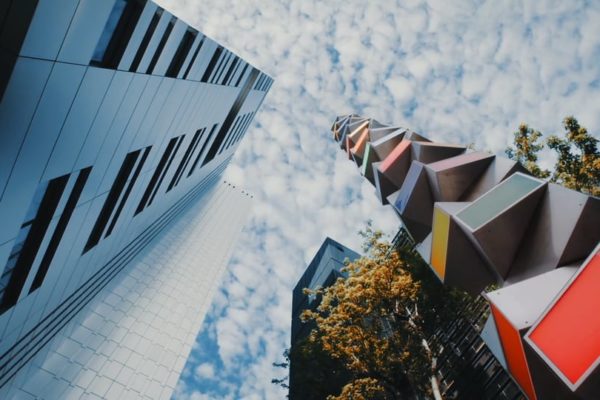 Modern architecture in central London