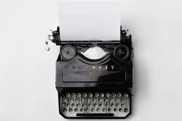 Old typewriter