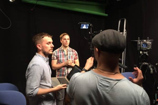 Director on the set of the #BestManProject by Bold Content