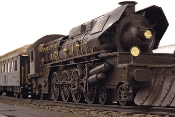 Godiva chocolate train