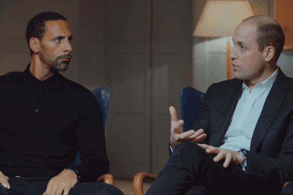 Prince Harry discussing during the #BestMan Project shoot by Bold Content