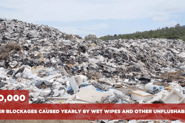 rubbish dump full of plastic