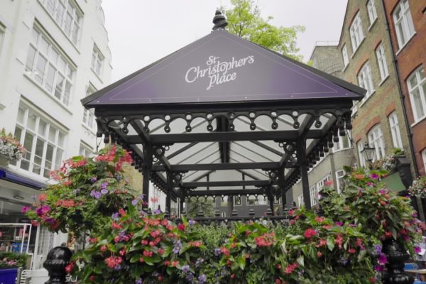 View of St Christophers place London