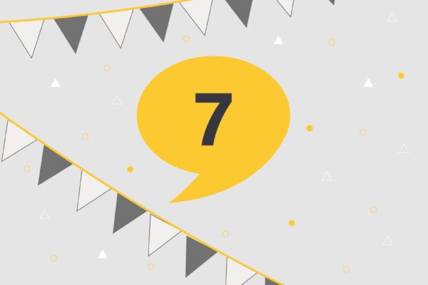 7 banner yellow and grey