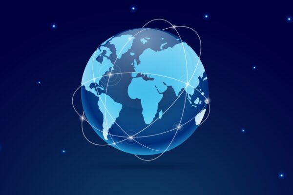 world connected by technology