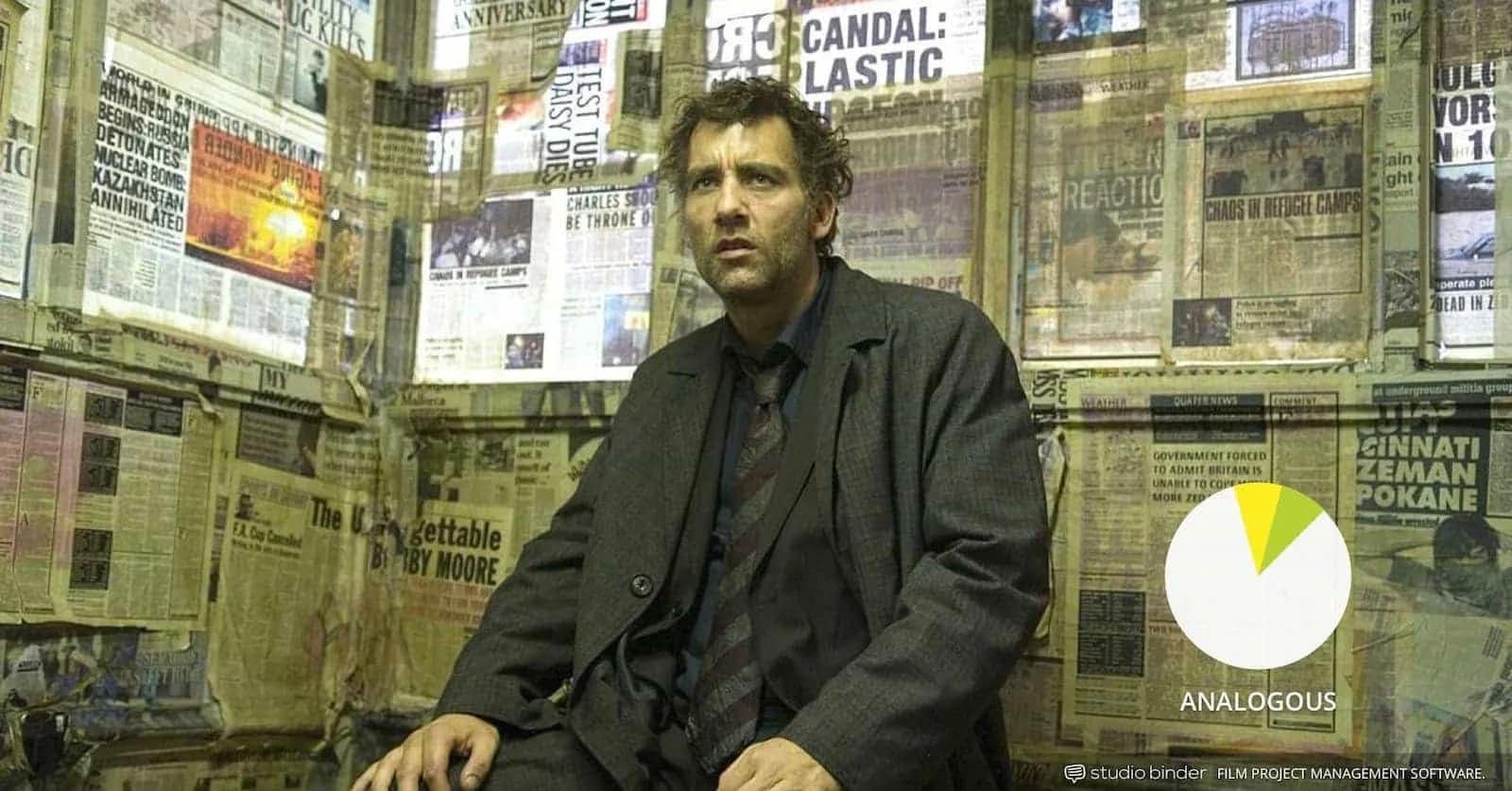colour palette of yellows in children of men film 