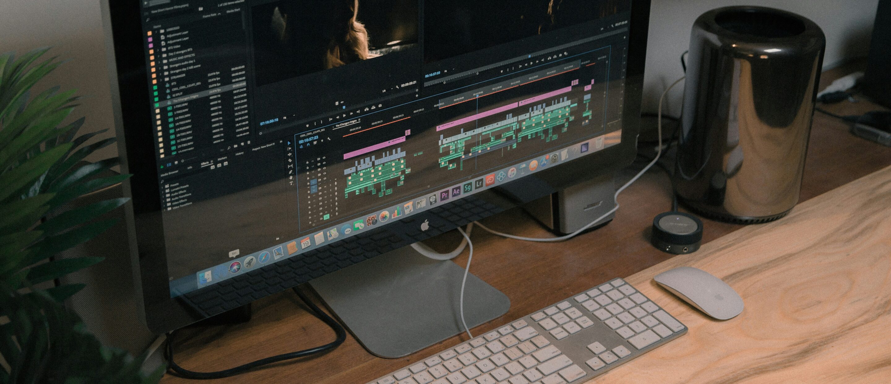 video editing software on a mac computer