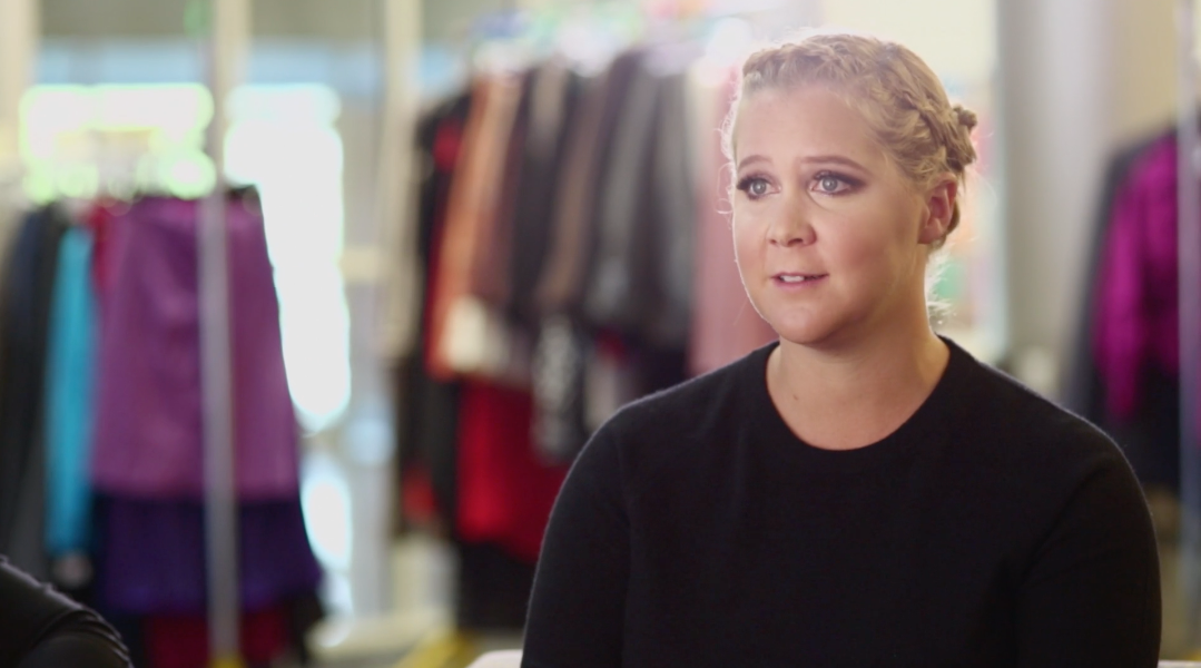 Amy Schumer giving an interview for stylist by Bold Content