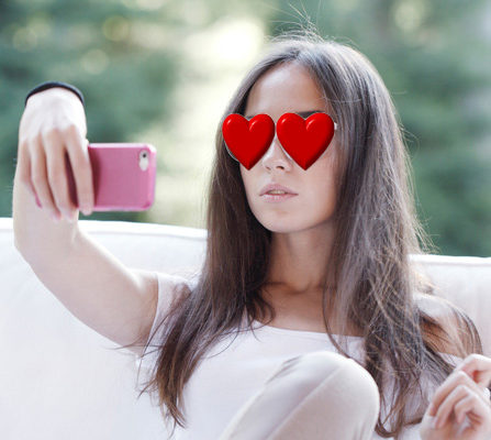 Snapchat Sponsored Lensese Girl With Smartphone