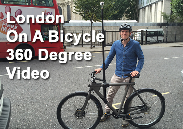 London On A Bicycle 360 Degree Video