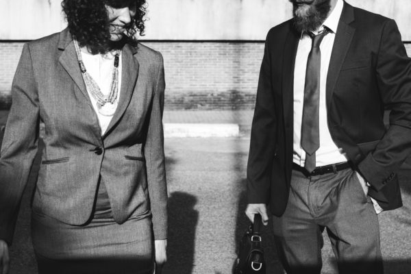 Business man and woman