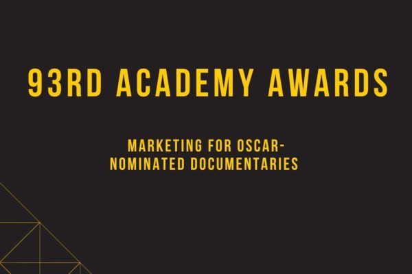 black and yellow text saying 93rd academy awards