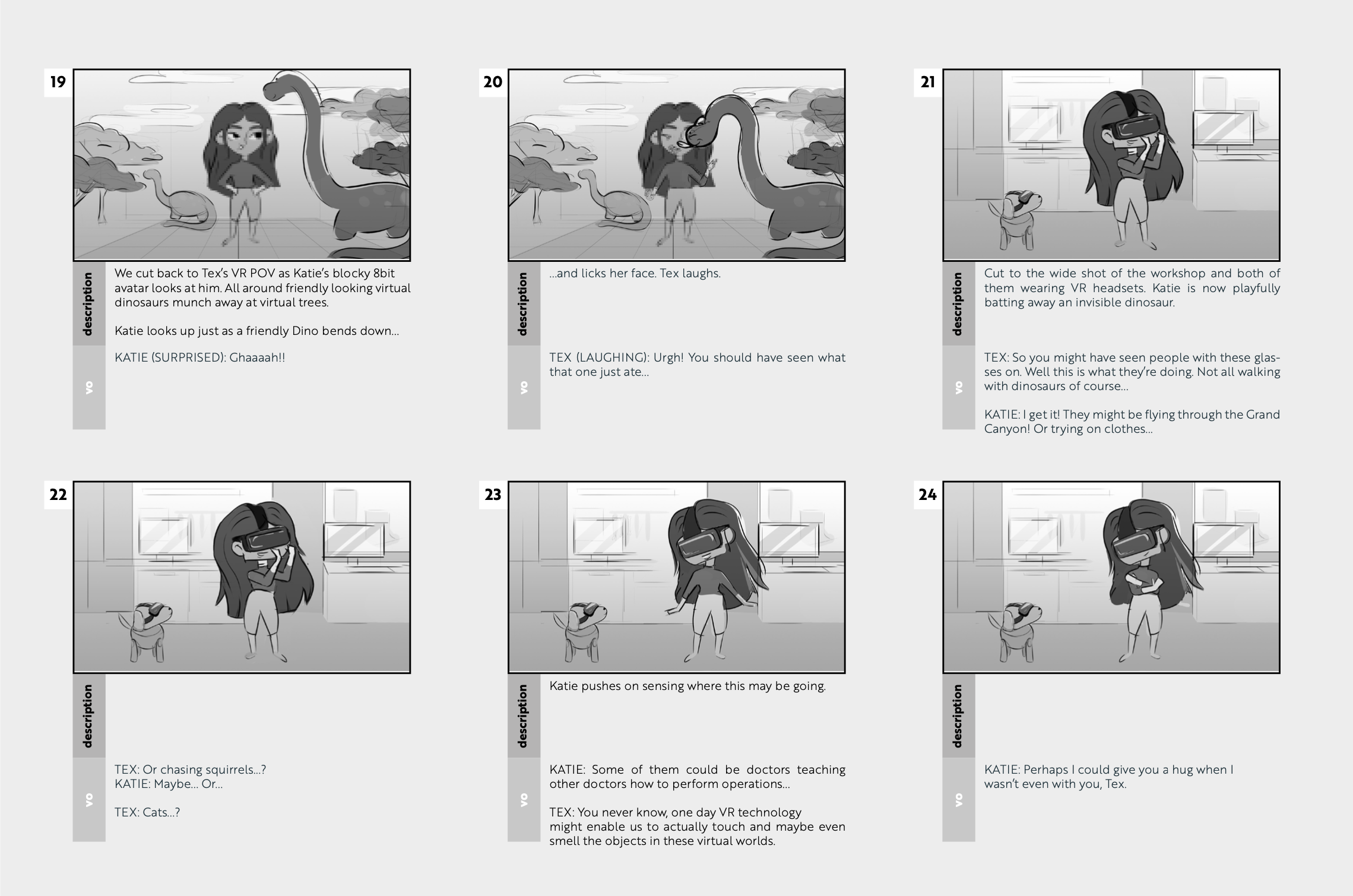screenshot of a storyboard from an animation
